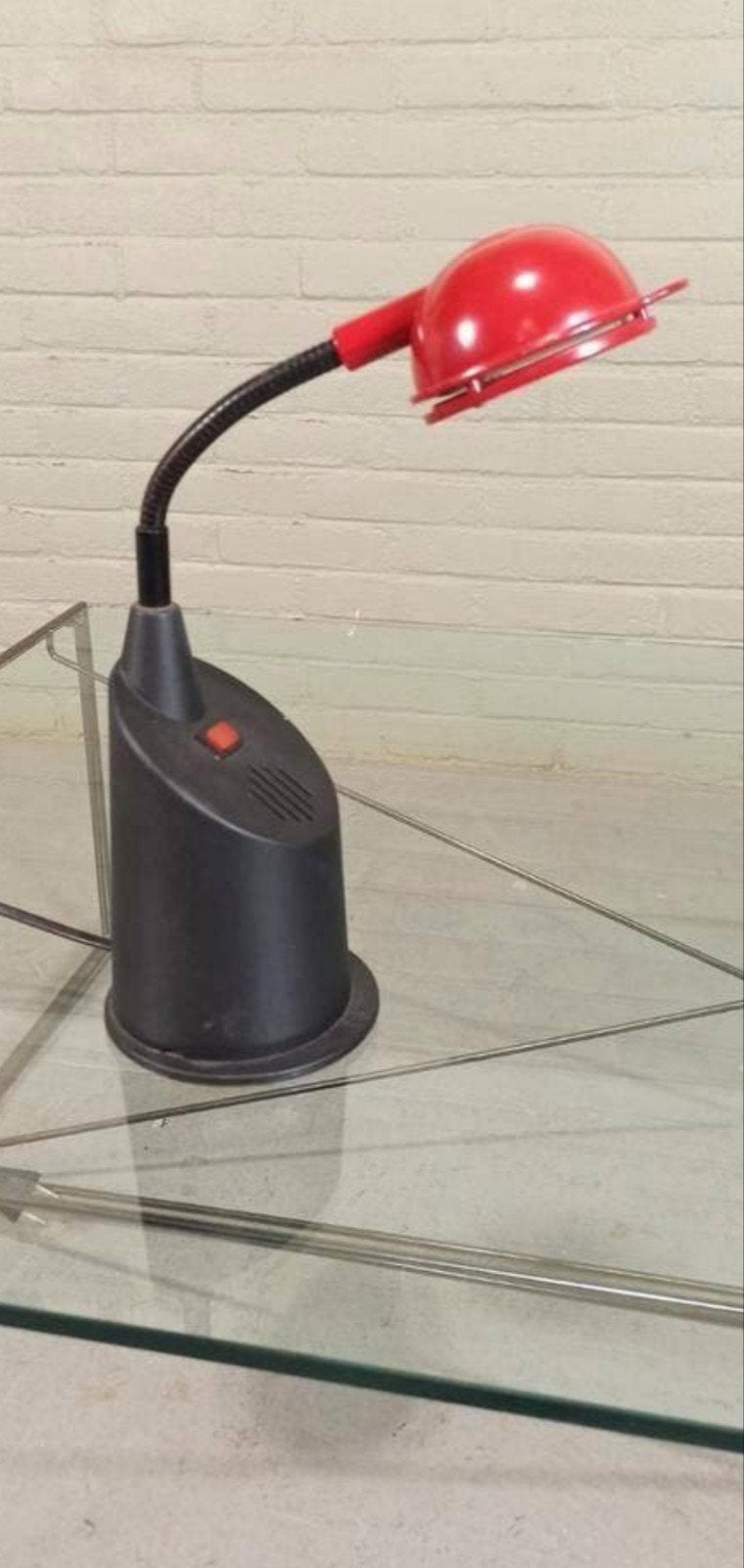 Vintage postmodern Italiaans design bureaulamp tafellamp, Tweedehands, Tweedehands, Ophalen of Verzenden, Tweedehands