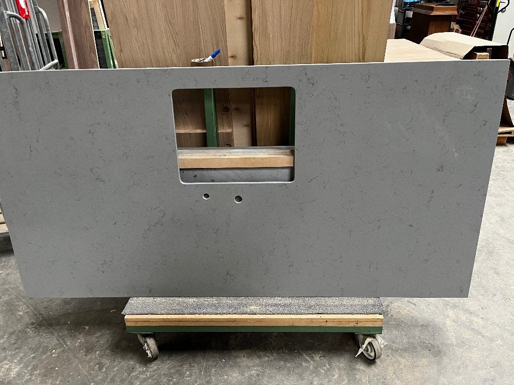 aanrechtblad keukenblad composiet betonlook, Huis en Inrichting, Keuken | Keukenelementen, Ophalen, 100 tot 150 cm, Nieuw, 200 cm of meer