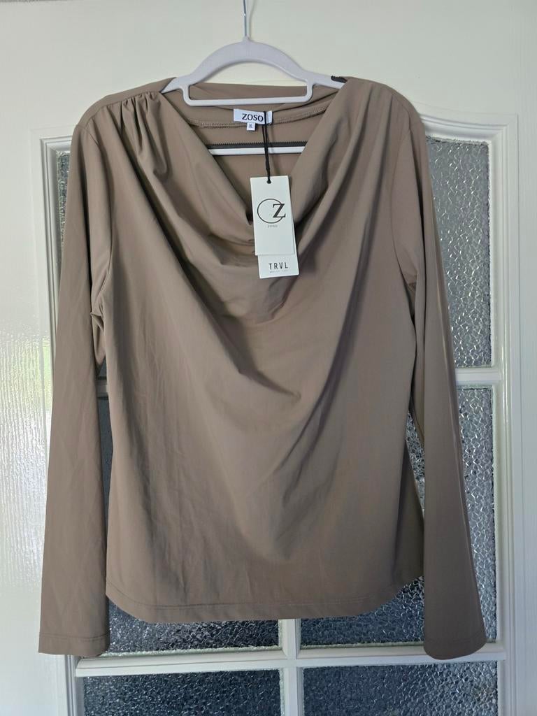 Nieuw shirt zoso travel taupe xl, Ophalen of Verzenden, Nieuw, Maat 46/48 (XL) of groter
