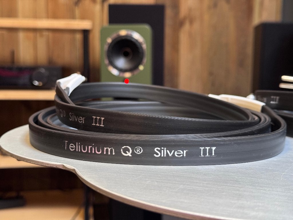 Tellurium Q Silver III / Occasion set / 2 x 3 meter, Ophalen of Verzenden, Gebruikt, 2 tot 5 meter, Luidsprekerkabel