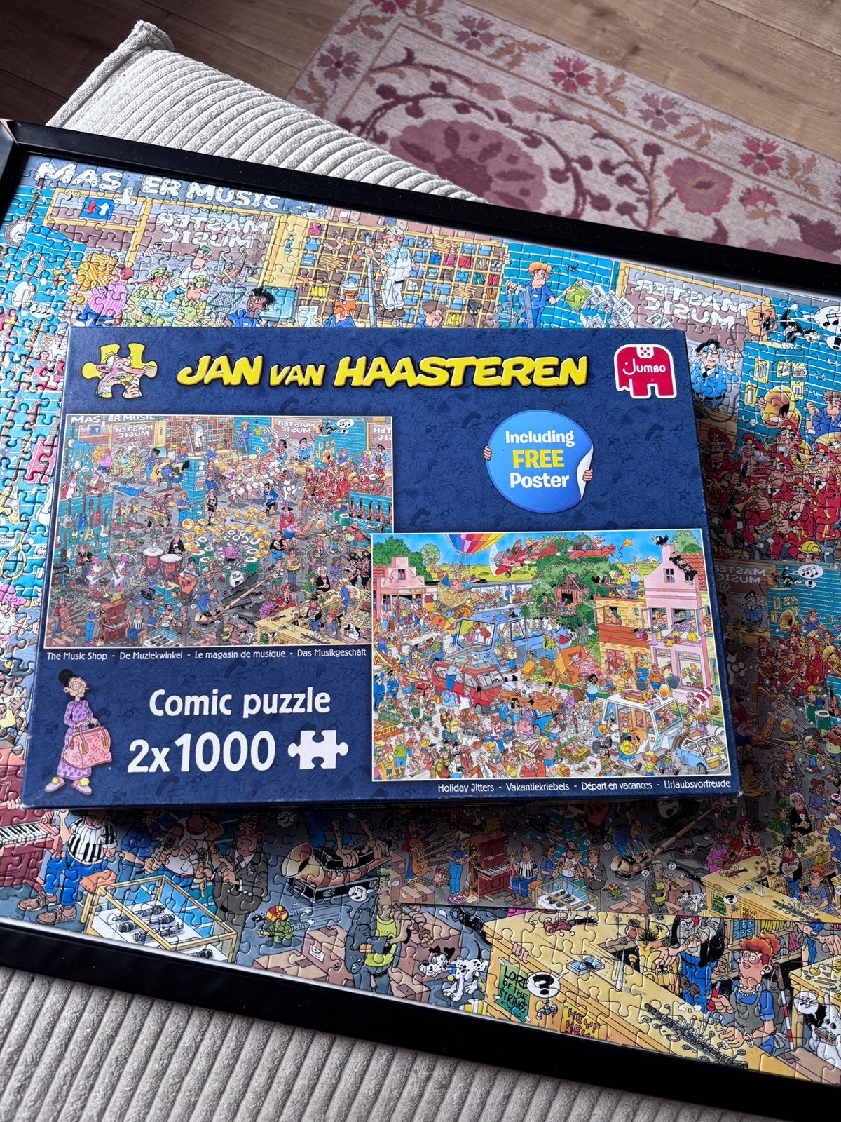 Diverse Jan van Haasteren 1000 stukjes, Ophalen of Verzenden, 500 t/m 1500 stukjes, Zo goed als nieuw, Legpuzzel