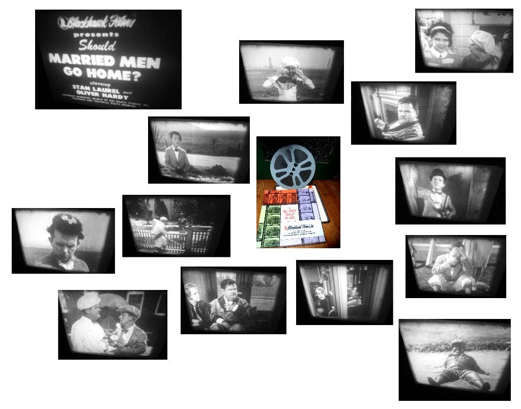 8mm film Laurel + Hardy - Should Merry Men Go Home - 1928 -, Ophalen of Verzenden, 8mm film