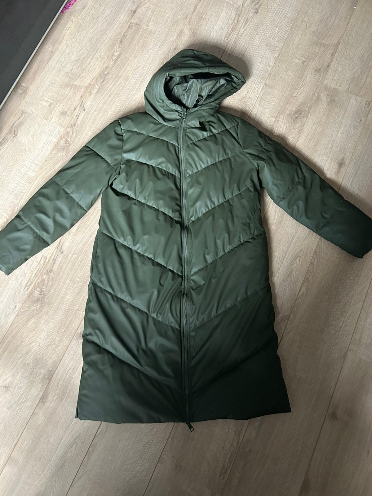 Winterjas JDY maat M, Ophalen, Zo goed als nieuw, Maat 38/40 (M), Groen