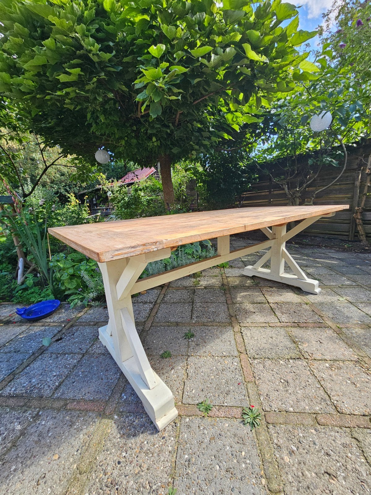 Foto 11 van Hele mooie, grote, landelijke eettafel