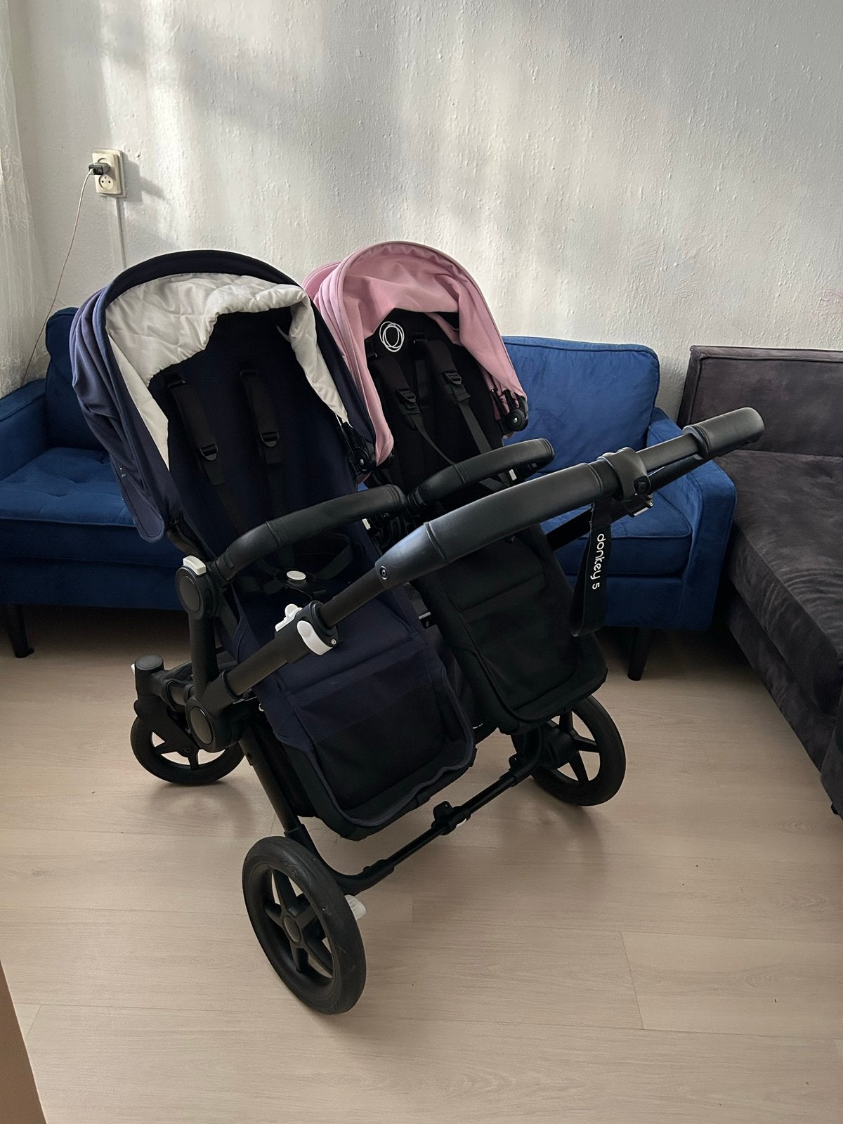 Bugaboo Donkey 5 Duo - Zo goed als nieuw,, Kinderen en Baby's, Kinderwagens en Combinaties, Kinderwagen, Ophalen of Verzenden