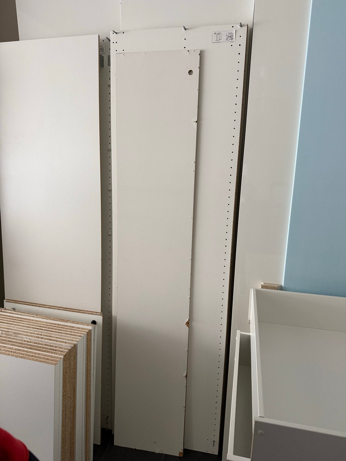 IKEA Pax kast met lichte schade (75x200x58 cm), Ophalen, Gebruikt, 200 cm of meer, 50 tot 100 cm