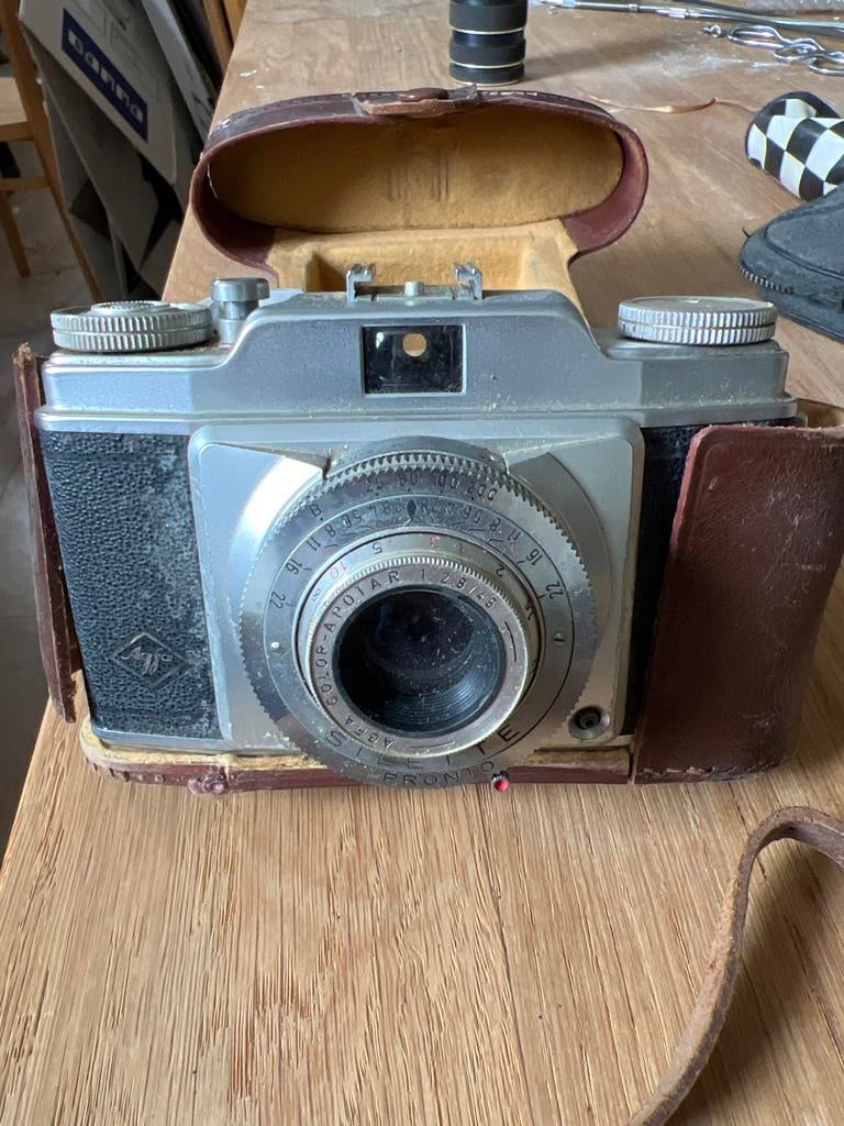Agfa Silette Pronto - Vintage Analoge Camera, Audio, Tv en Foto, Fotocamera's Analoog, Ophalen of Verzenden, Gebruikt, Compact