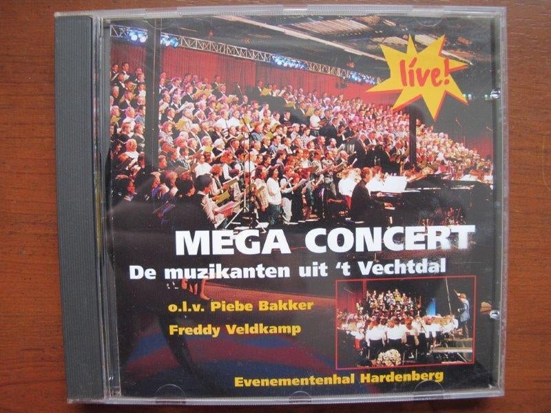 Cd Hafabra: Megaconcert, De muzikanten uit 't Vechtdal, live, Ophalen of Verzenden, Zo goed als nieuw