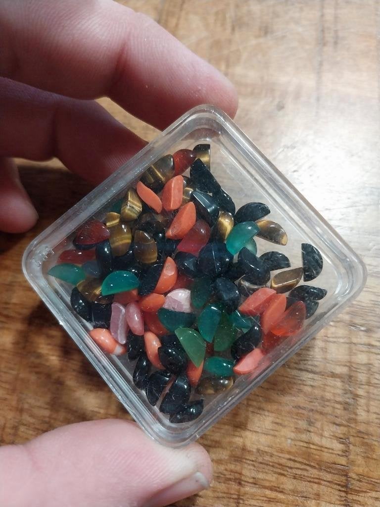 Edelsteen ornamenten voor sieraden mix, Ophalen of Verzenden