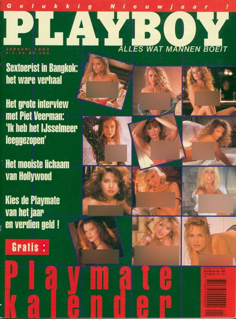 Diverse Nederlandse Playboy uitgaven 1993 (8 maanden), Verzenden, 1980 tot heden, Nederland, Tijdschrift