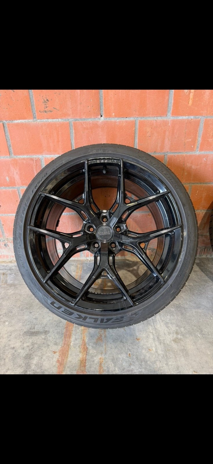 Vossen hf5 velgen met banden, Ophalen, 275 mm, Banden en Velgen, Nieuw