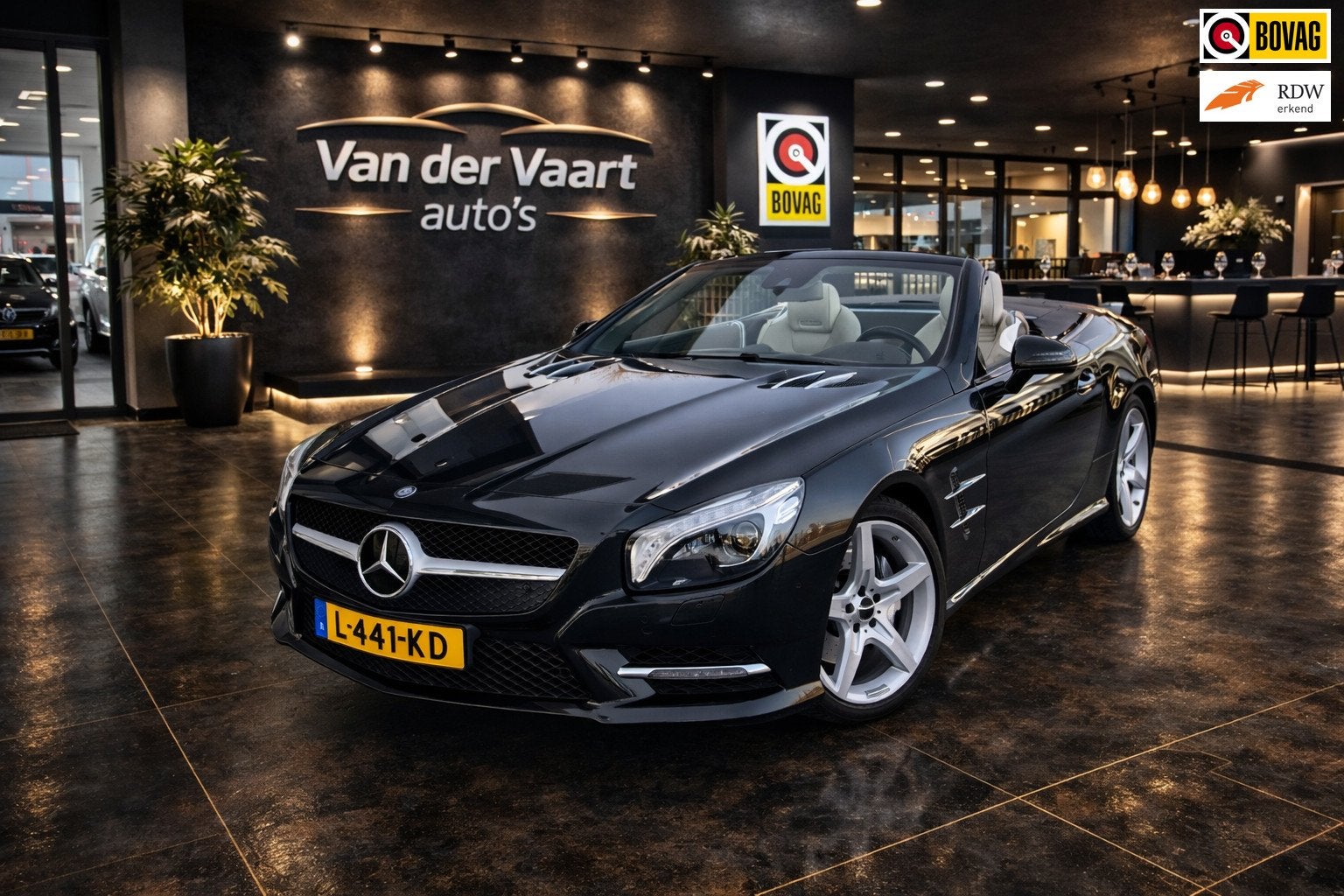 Mercedes-Benz SL-klasse 400AMG NAVI LEDER AUTOMAAT, Auto's, Dealer onderhouden, Achterwielaandrijving, Gebruikt, Euro 6