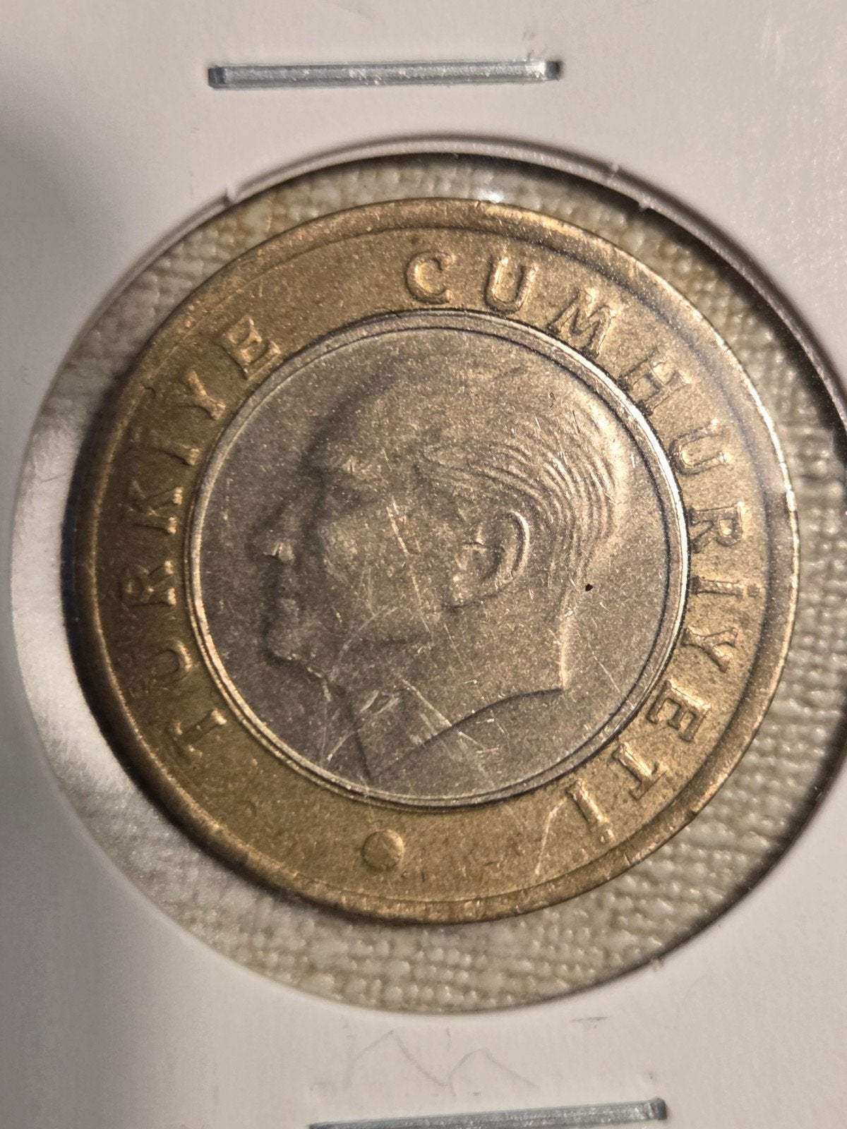 Turkse 1 Lira munt 2019 - Mustafa Kemal Atatürk, Ophalen of Verzenden, Midden-Oosten, Losse munt