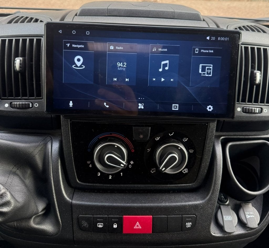 navigatie fiat ducato camper 2006 carplay android 16 Qualcom, Ophalen of Verzenden, Dynavin, Verkoop@inbouwnavigatie.com, Oberonweg 262 3208pg