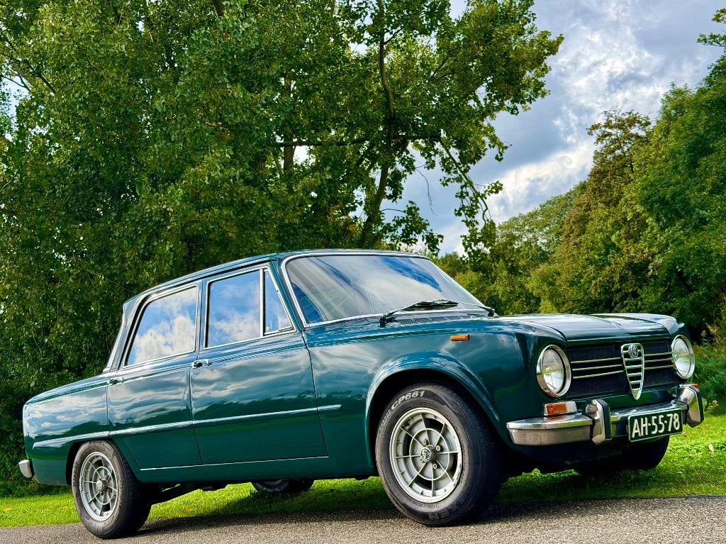 Erg originele Giulia 1300 Ti bj.1967, voor altijd verliefd !, Auto's, Achterwielaandrijving, 4 cilinders, Handgeschakeld, 994 kg