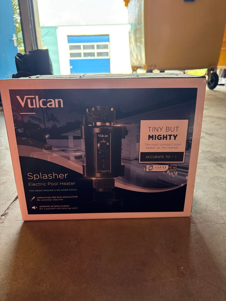 Vulcan Splasher Elektrische Heater, Ophalen, Nieuw, Overige typen