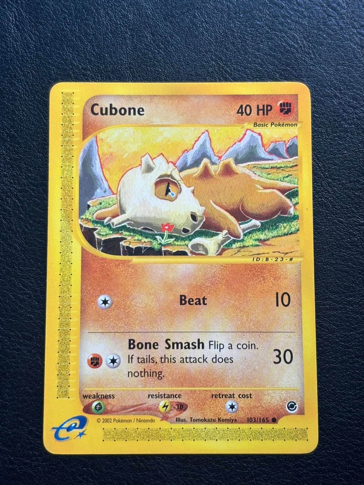 Cubone - Expedition Base Set 103/165 (EXC), Ophalen of Verzenden, Zo goed als nieuw