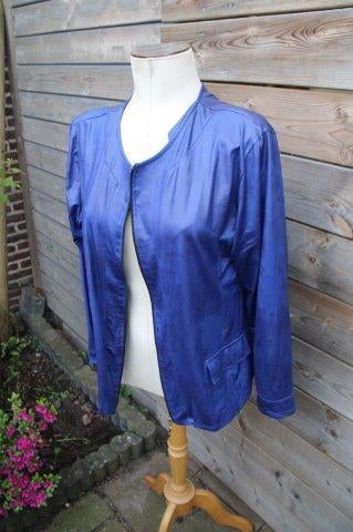 Jasje blauw Magna mt 48/50 Vaste prijs, Kleding | Dames, Maat 46/48 (XL) of groter, Jasje, Verzenden, Blauw