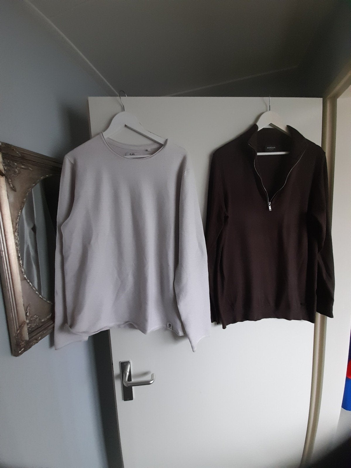 Heren truien 2 stuksMt L, Maat 52/54 (L), Stangata, Bruin, Ophalen of Verzenden