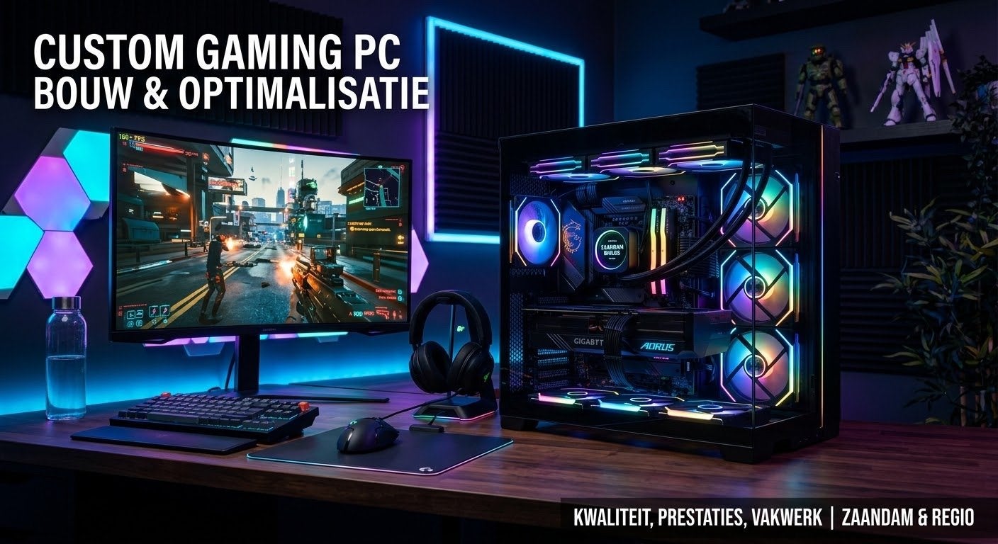 Custom Gaming PC op Maat Gebouwd & Geoptimaliseerd