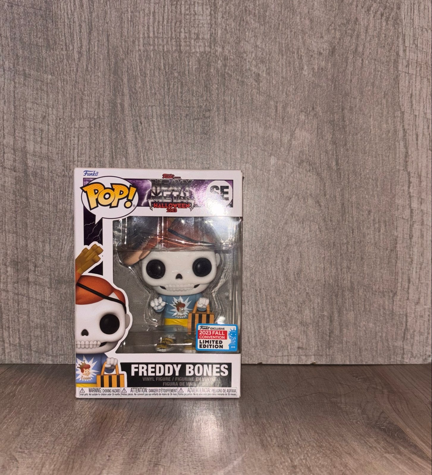 Funko Pop! Freddy Bones Heavy Metal Halloween 2023 Limited E, Ophalen of Verzenden, Zo goed als nieuw