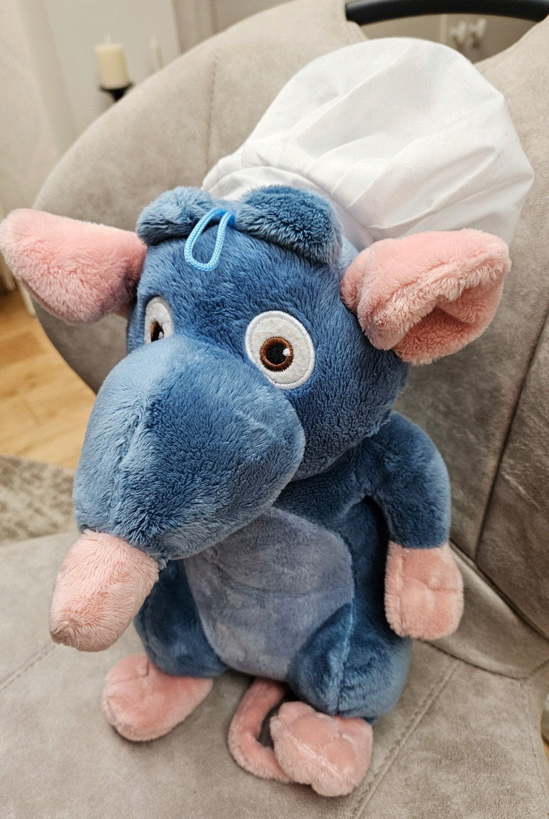 Disney Ratatouille Remy Knuffel met Koksmuts, Kinderen en Baby's, Ophalen of Verzenden