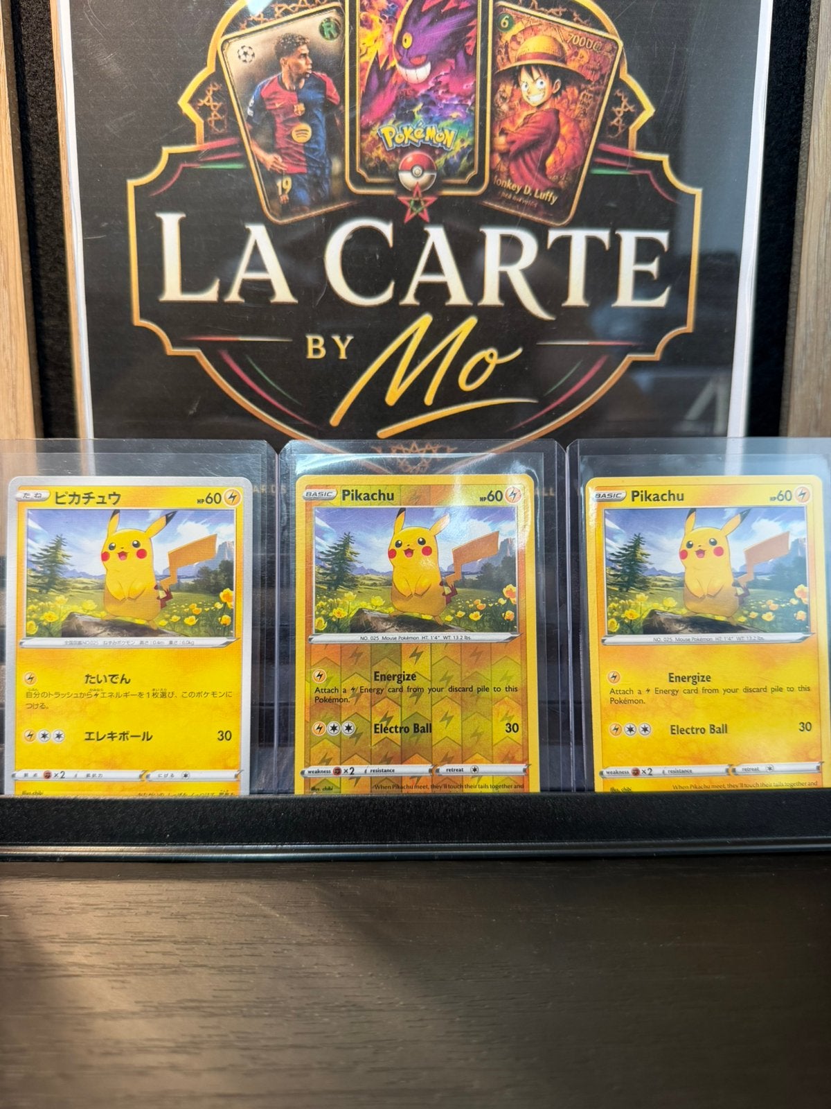 Pikachu set, Ophalen of Verzenden, Nieuw, Losse kaart, Foil