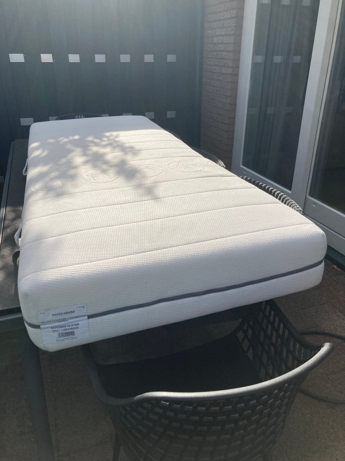 2 SWISS SENSE Gazella Pocket Vering Matrassen 80x200, Ophalen, Zo goed als nieuw, Eenpersoons, 80 cm