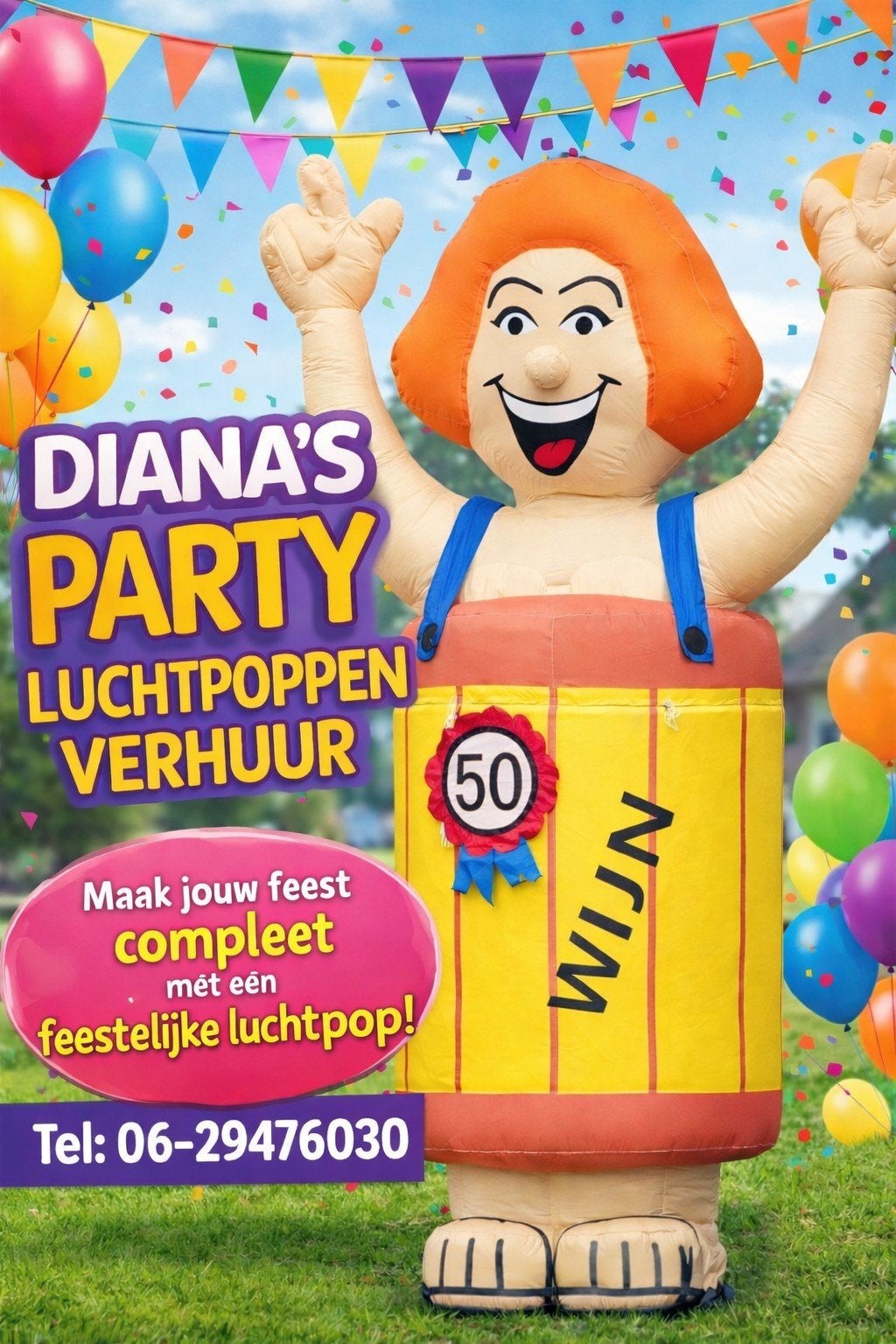 Sarahpop in Wijnvat te huur in Leiderdorp, Ophalen, Nieuw, Abraham of Sarah