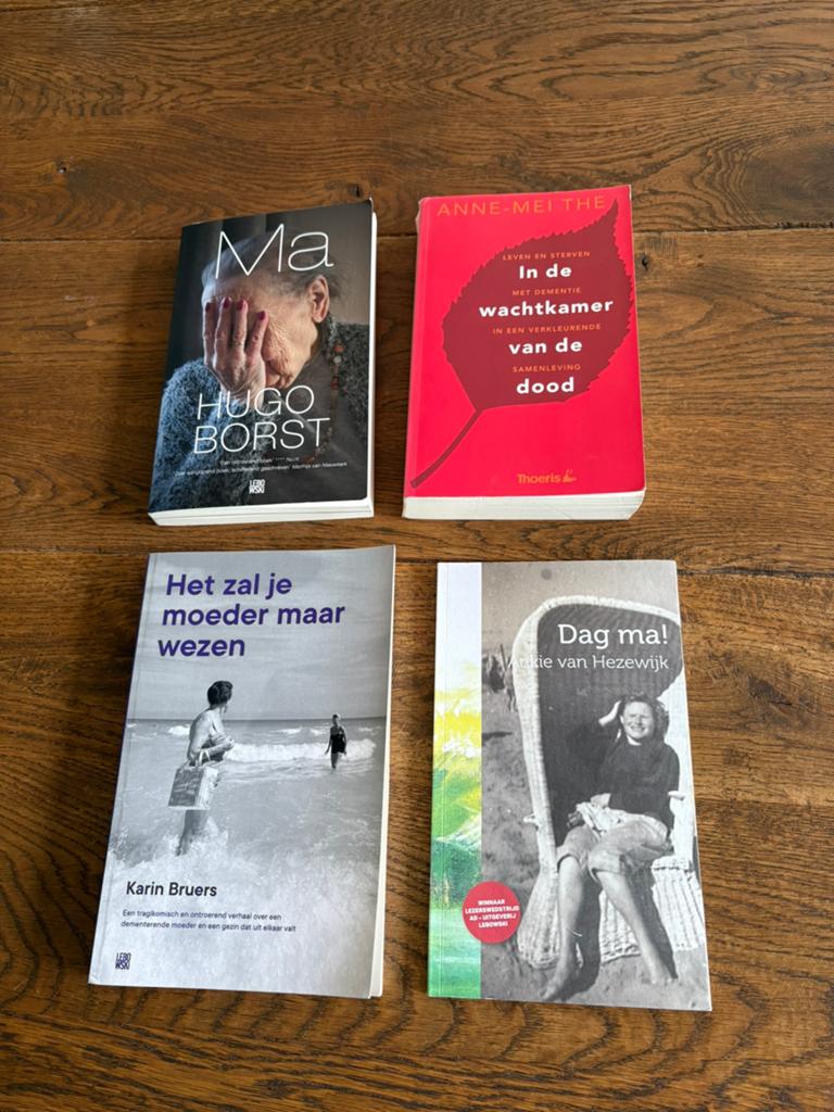 4 prachtige boeken over dementie, Ophalen of Verzenden, Zo goed als nieuw, Sport