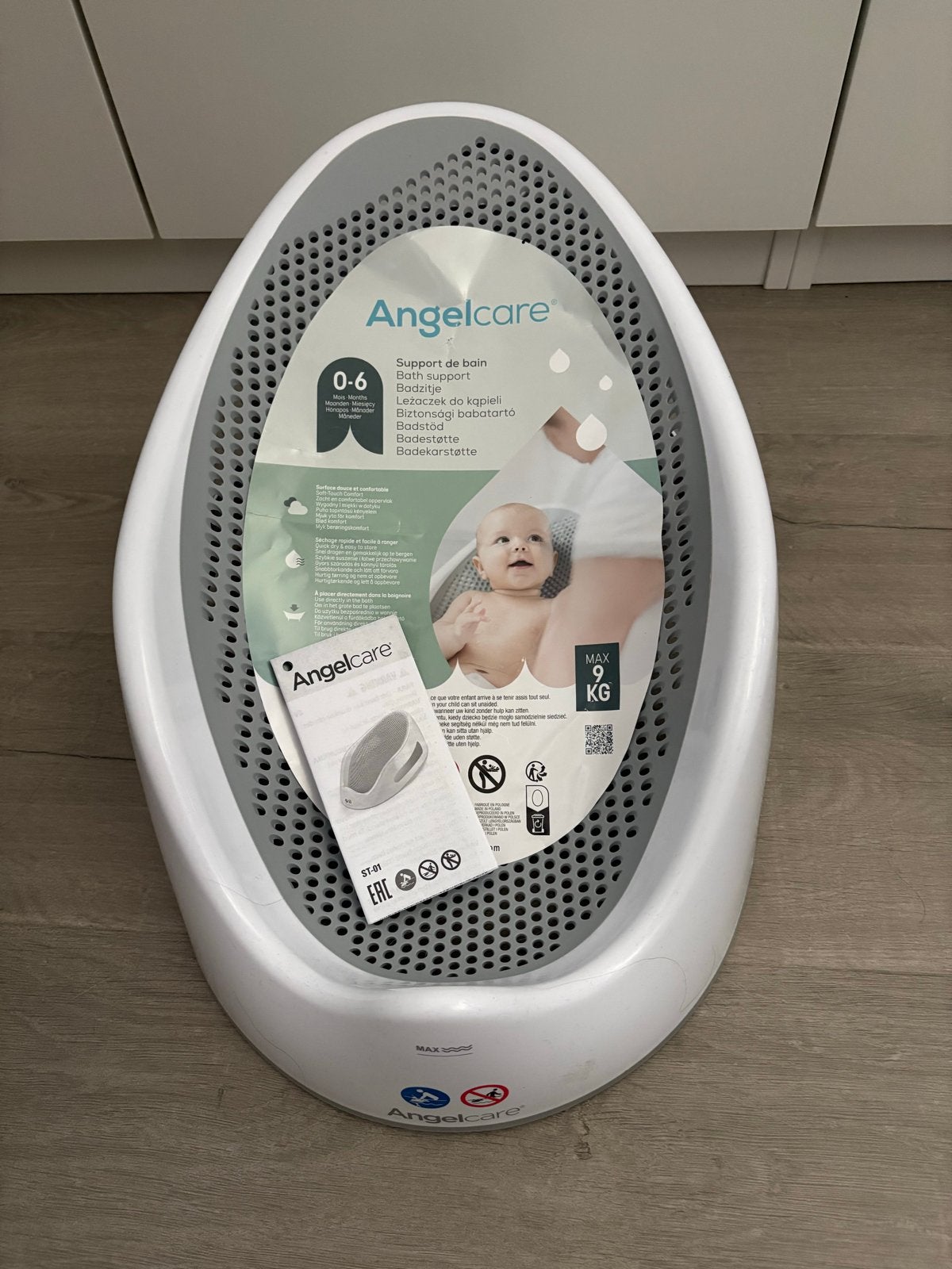 Angelcare Badzitje, Kinderen en Baby's, Badjes en Verzorging, Overige merken, Ophalen of Verzenden, Zo goed als nieuw, Badzitje of Badring