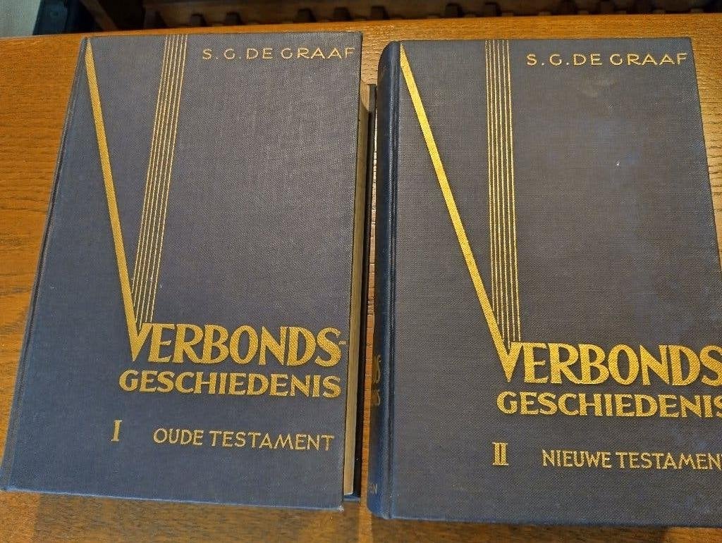 Nr. 439 S.G. de Graaf, Verbondsgeschiedenis deel 1 en 2, Gelezen, Graaf, ds S.G. de, Christendom | Protestants, Ophalen of Verzenden