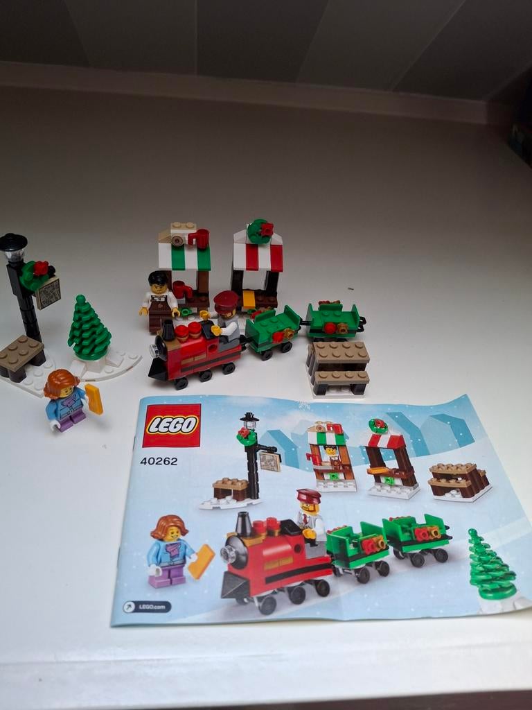 LEGO 40262 Kersttrein Vakantie Rit, Ophalen of Verzenden, Zo goed als nieuw, Complete set, Lego