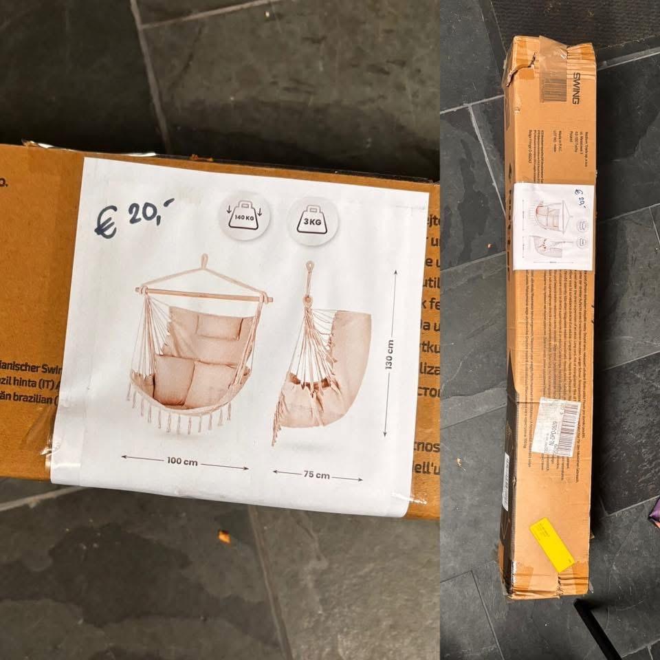 Hangstoel,  nieuw!!, Tuin en Terras, Ophalen, Nieuw
