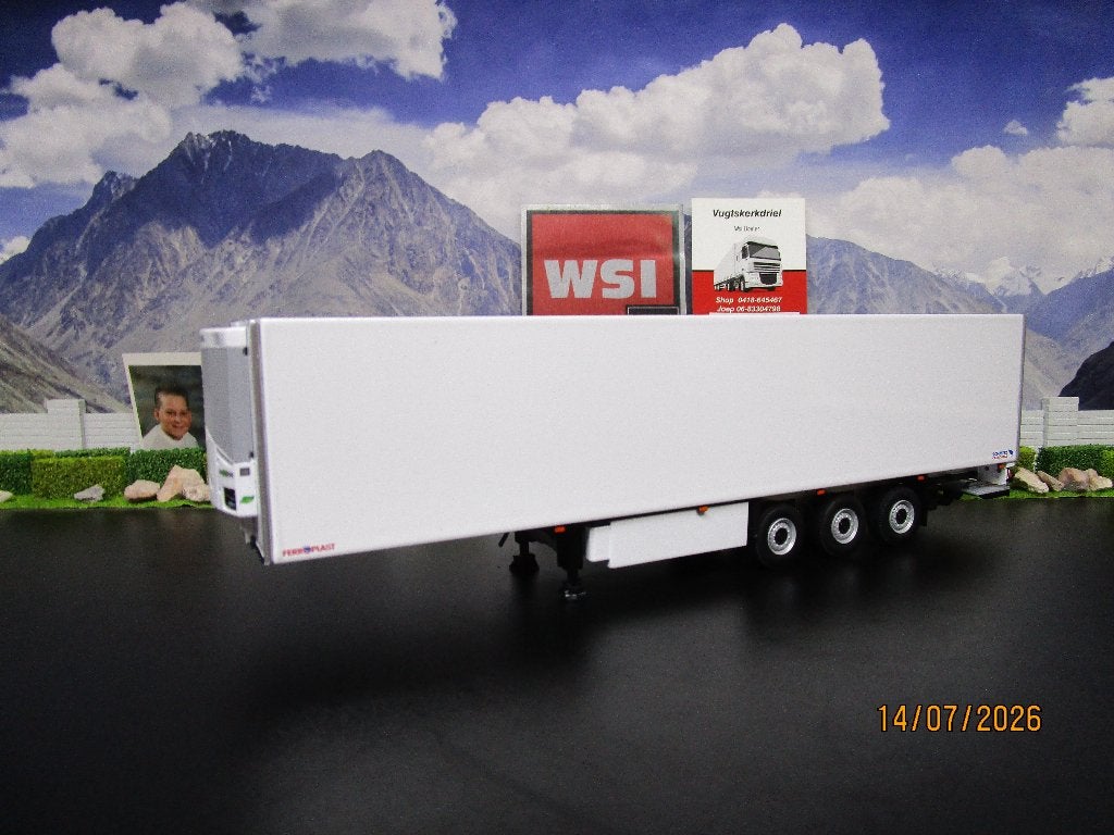 nieuw wsi white line reefer trailer thermoking 3axle, Ophalen of Verzenden, Nieuw, Bus of Vrachtwagen, Wsi