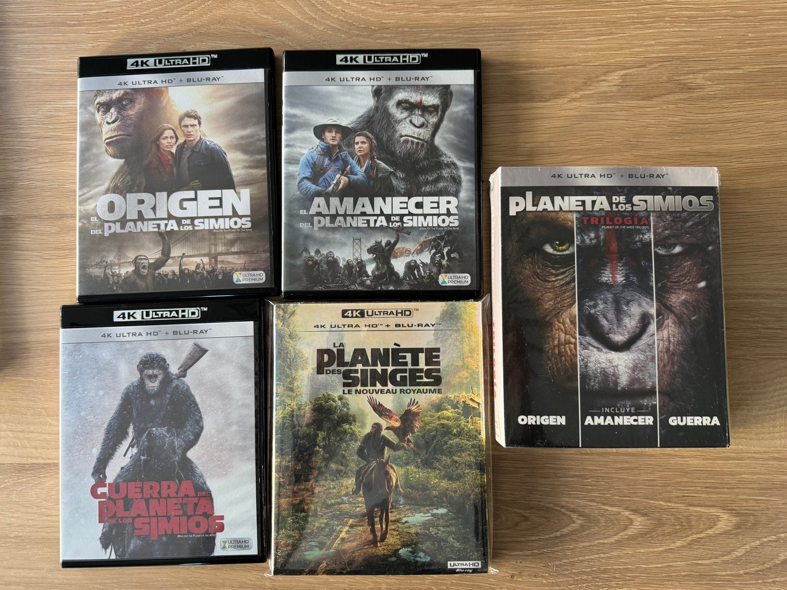 Planet of the Apes 4K Ultra HD Blu-ray Collectie, Engels, Nederlands, Ophalen of Verzenden, Zo goed als nieuw