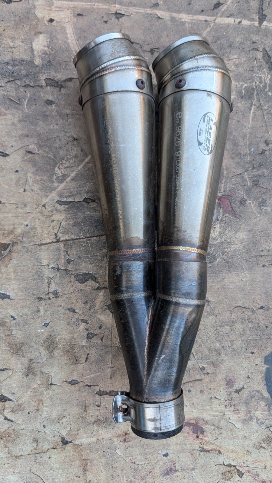 Laser Extreme uitlaat met 45mm aansluiting, Ophalen of Verzenden