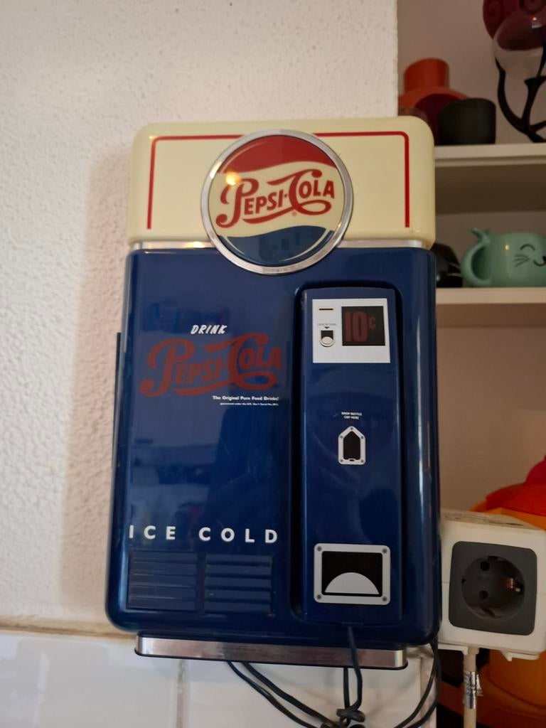 Vintage Pepsi Cola Wandtelefoon - Uniek Verzamelobject, Ophalen of Verzenden, Gebruikt, 1 handset