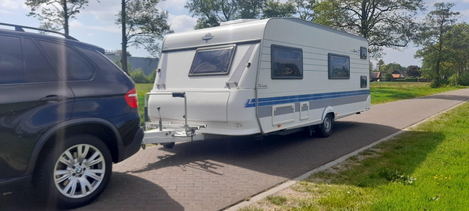 Hobby Caravan 560KMFE stapelbed, Caravans en Kamperen, Caravans, Schokbreker, Omvormbare zithoek, Rondzit, Hobby