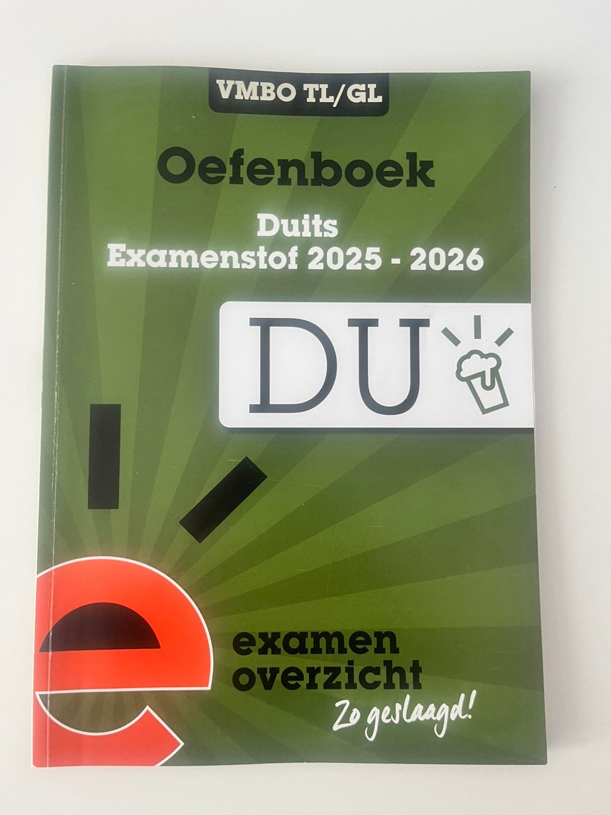 ExamenOverzicht - Oefenboek Examenstof Duits VMBO TL/GL, Boeken, Schoolboeken, Ophalen of Verzenden, Nederlands, Overige niveaus