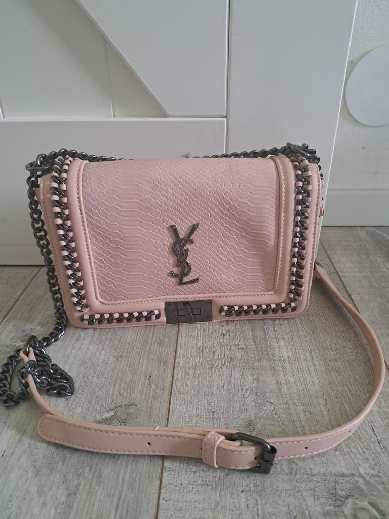 Roze YSL tas - Nooit gebruikt, als sier gestaan, Ophalen of Verzenden, Nieuw, Roze, Schoudertasje