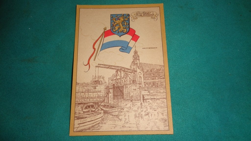 Rotterdam Oorlog wo2 bevrijding Erven Lucas Bols ww2, Verzamelen, Verzenden, Overige soorten, Nederland, Overige typen