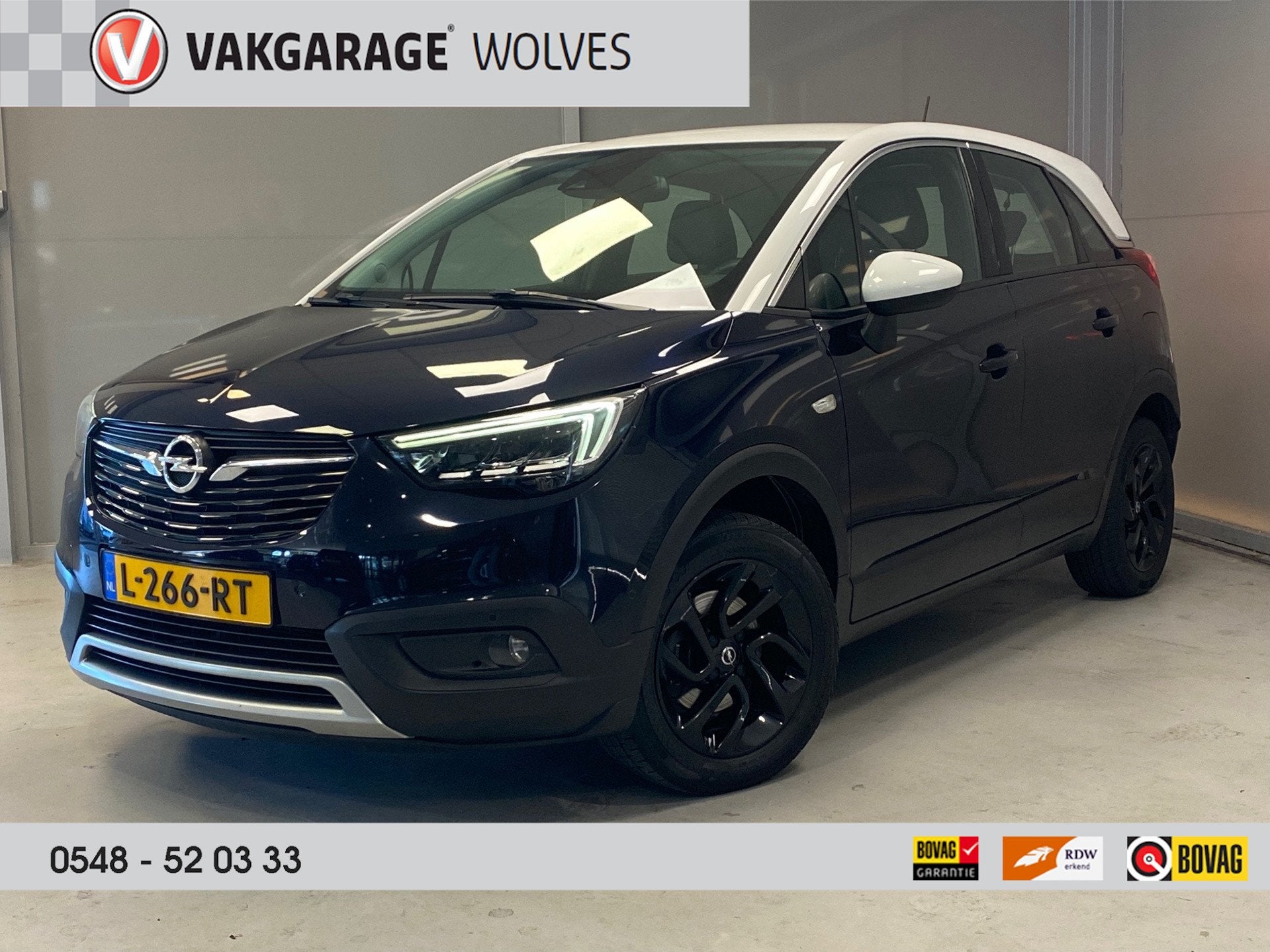 Opel Crossland X 1.2 Turbo Ultimate 131 PK !| NAVI | CLIMA |, Auto's, Voorwielaandrijving, Dealer onderhouden, 840 kg, Gebruikt