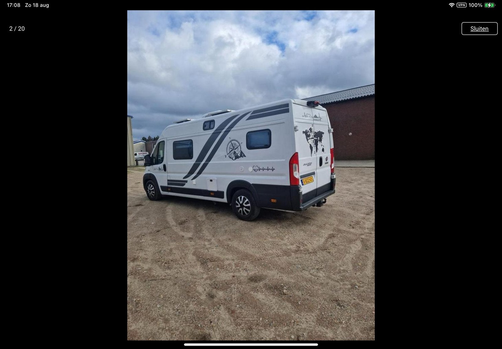 Te koop :buscamper Fiat Ducato 3.0 l 180pk 6.40 lang,2xairco, Caravans en Kamperen, Campers, Buscamper of Camperbus, Fiat, Tot en met 2