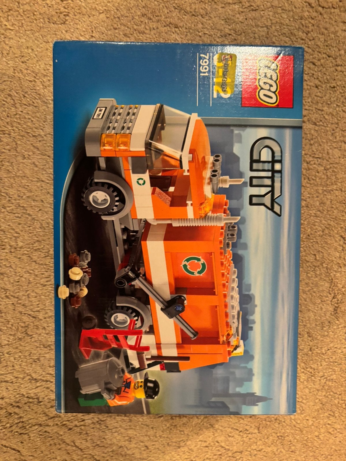 LEGO city vuilniswagen, Kinderen en Baby's, Speelgoed | Duplo en Lego, Ophalen, Complete set, City, Gebruikt