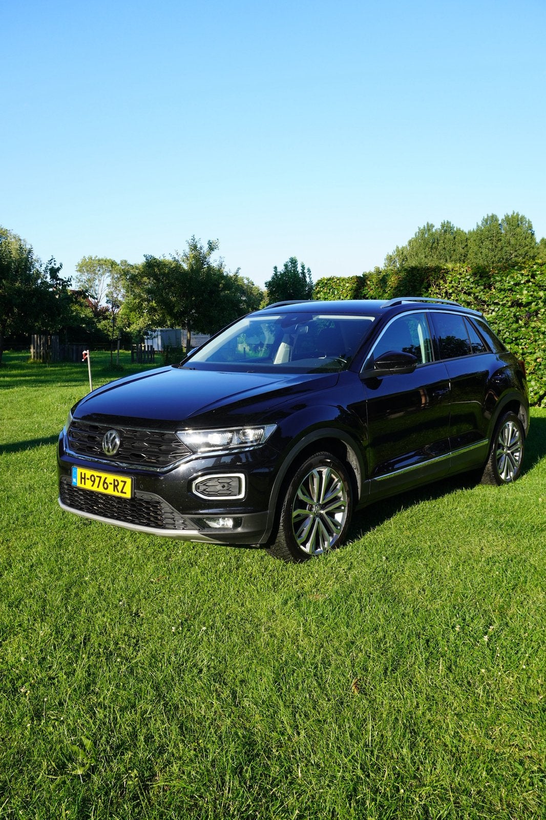 Volkswagen T-Roc 1.5 TSI 150pk 7-DSG 2019 Zwart business R, Auto's, Volkswagen, Particulier, T-Roc, ABS, Achteruitrijcamera, Adaptive Cruise Control