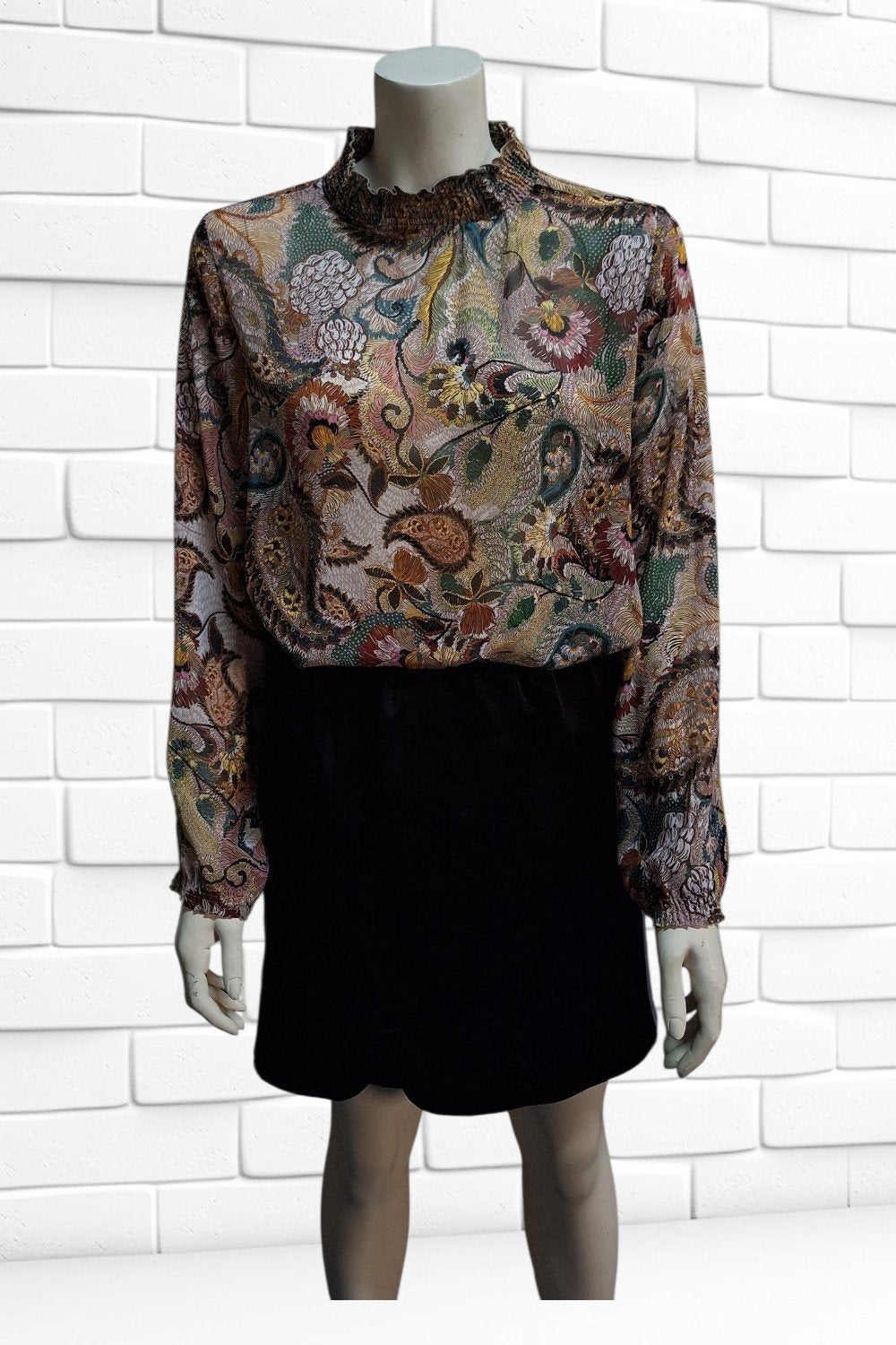 Expresso Blouse met Paisley Print - Maat 40, Kleding | Dames, Maat 38/40 (M), Meerkleurig, Ophalen of Verzenden, Zo goed als nieuw