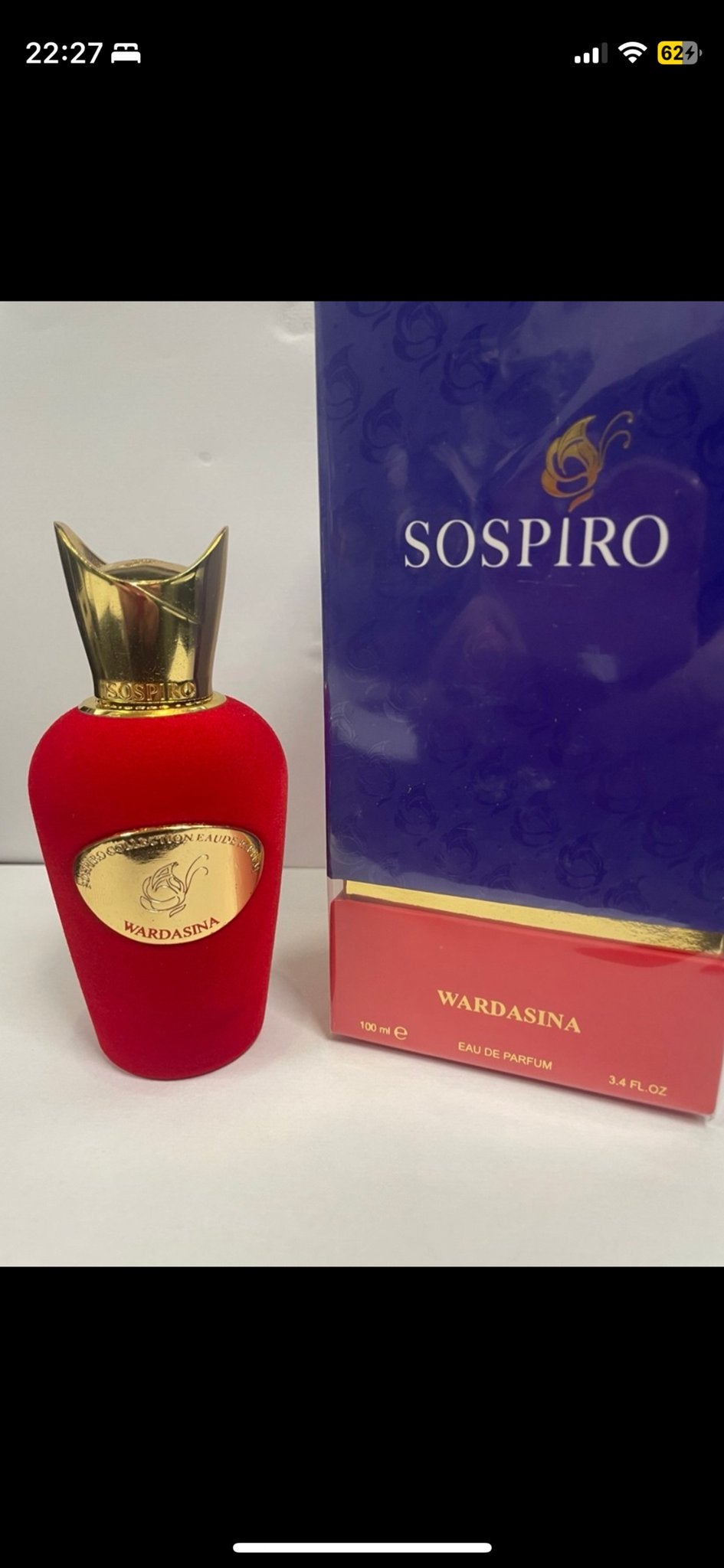 Sospiro Wardasina 100ml EDP - Luxe Parfum, Ophalen of Verzenden, Zo goed als nieuw