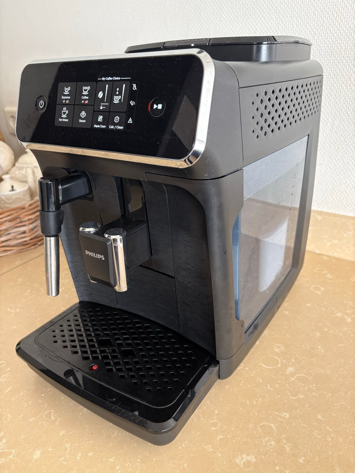 Philips 2200 Serie Volautomatische Espressomachine, Ophalen, Espresso apparaat, 10 kopjes of meer, Koffiebonen