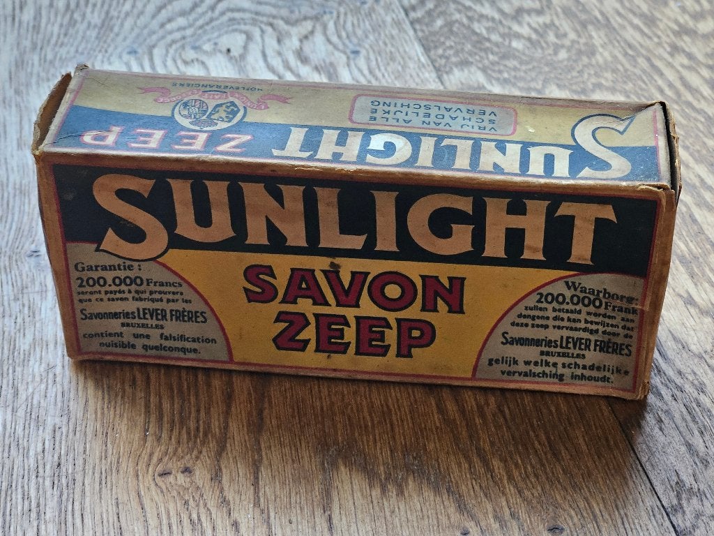 Vintage Sunlight Zeep Savon Zeep Originele Verpakking, Ophalen of Verzenden